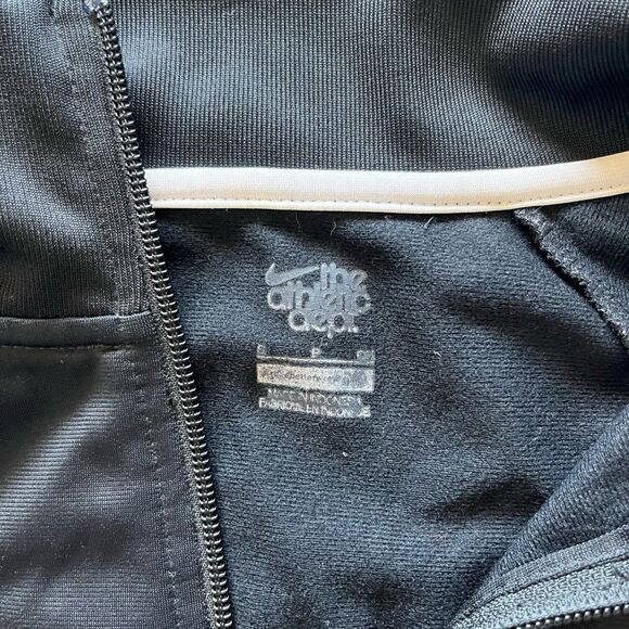 Nike The Athletic Dept Full Zip Track Jacket Black White Stripes Size S SP Y2K - Picture 13 of 15